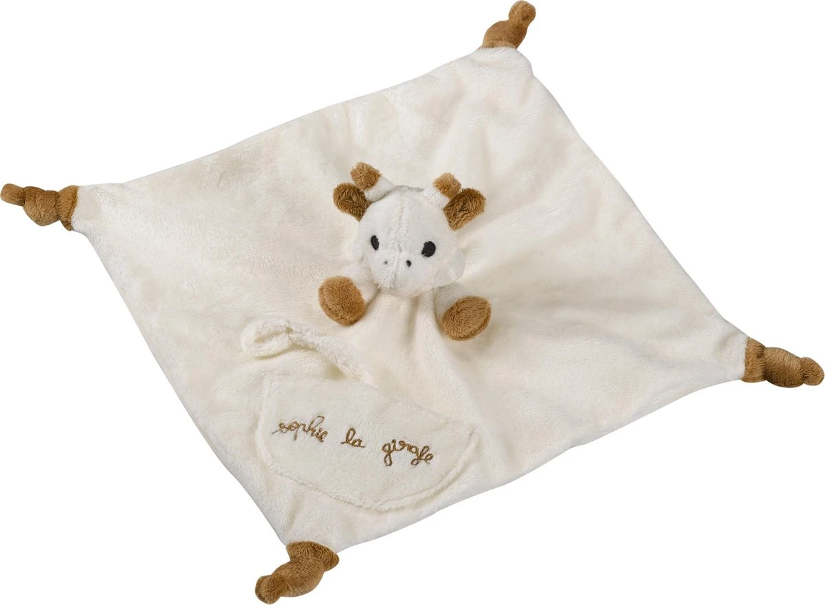 Sophie De Giraf - Knuffeldoekje - Met Speenhouder 1 Sophie De Giraf - Knuffeldoekje - Met Speenhouder