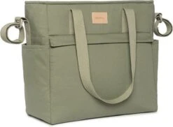 Nobodinoz Baby On The Go Luiertas Olive Green -Aanbiedingen BIBS Winkel 1200x883 6