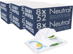 Neutral - Baby Billendoekjes - 48 X 52 = 2496 Stuks - 0% Parfum -Aanbiedingen BIBS Winkel 1200x884