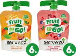 Servero Fruit To Go 100% Fruit - Mixpack Knijpfruit - Appel Mango Passievrucht En Appel Aardbei Framboos - 12 X 90 Gram 7 Servero Fruit To Go 100% Fruit - Mixpack Knijpfruit - Appel Mango Passievrucht En Appel Aardbei Framboos - 12 X 90 Gram -Aanbiedingen BIBS Winkel 1200x889 11