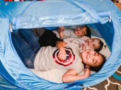 Deryan Peuter Luxe Campingbedje – Inclusief Zelfopblaasbare Matras - Blue -Aanbiedingen BIBS Winkel 1200x894 4