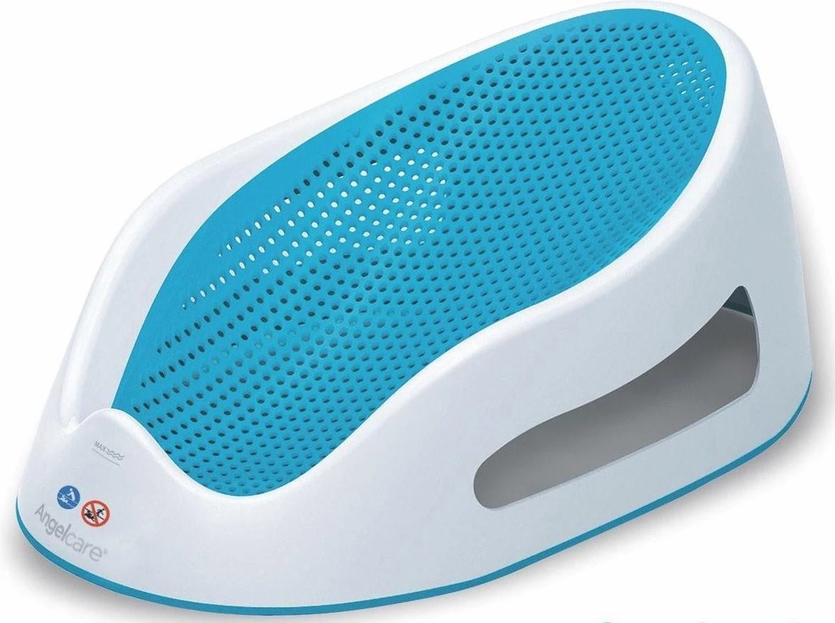 Angelcare Baby Badzitje - Zachte Zitting - Blauw 1 Angelcare Baby Badzitje - Zachte Zitting - Blauw