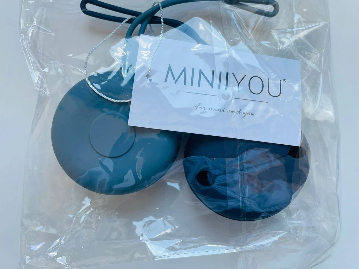 2 Stuks - Siliconen Speenhouder Baby - Blauw & Navy 6 2 Stuks - Siliconen Speenhouder Baby - Blauw & Navy - Afbeelding 6