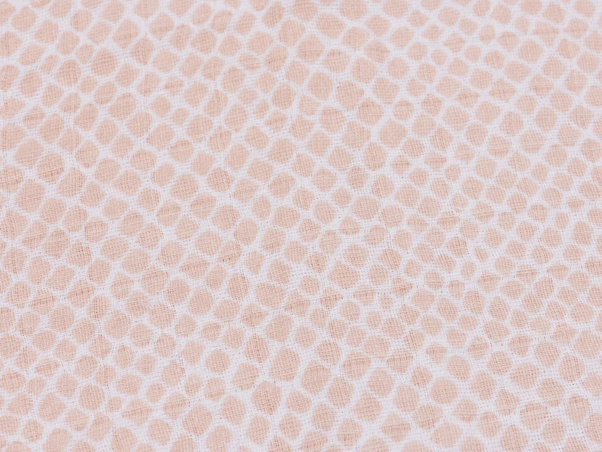 Jollein Hydrofiel Multidoek Snake 70x70cm - Pale Pink - 3 Stuks 3 Jollein Hydrofiel Multidoek Snake 70x70cm - Pale Pink - 3 Stuks - Afbeelding 3