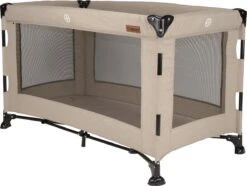 Reisbed Novi Baby® Nora Luxe Sand/Black -Aanbiedingen BIBS Winkel 1200x906 4