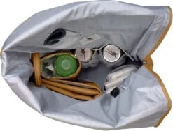 LÄSSIG Luiertas Rolltop Backpack Rugzak Incl Verschoningsmatje - Curry -Aanbiedingen BIBS Winkel 1200x913 1