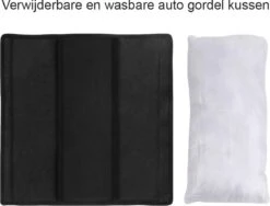 Gordelbeschermer Zwart Auto - Gordelkussen Kind - Slaapkussen - Nekkussen Kind Auto - Autogordel Kussen - Autogordel Beschermer - Auto Accessoires - Auto Accessories Interieur - 2 Stuks -Aanbiedingen BIBS Winkel 1200x914 11