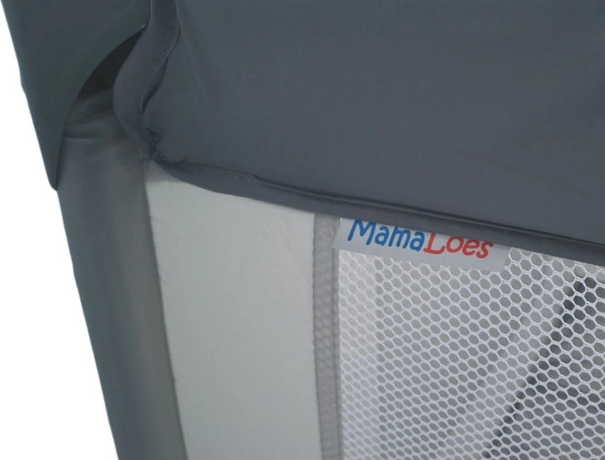 Ding Deluxe Inklapbare Box - Babybox - Grijs - Incl. Bodemverhoger 3 Ding Deluxe Inklapbare Box - Babybox - Grijs - Incl. Bodemverhoger - Afbeelding 3