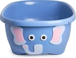 Prince Lionheart Tubimal® Met Hangmat | Baby & Peuter Badje | Opbergruimte Met Deksel | Stapelbaar | Herbruikbaar - Blauw / Olifant -Aanbiedingen BIBS Winkel 1200x914