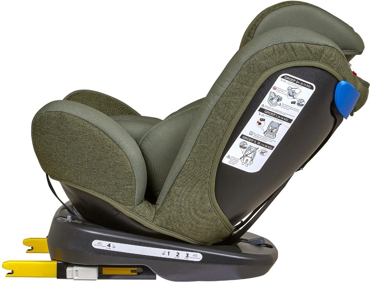 Novi Baby® - Autostoel - Goliath Pro - Isofix - 360° Draaibaar - Groen - Groep 0-1-2-3 - 0-36 Kg 4 Novi Baby® - Autostoel - Goliath Pro - Isofix - 360° Draaibaar - Groen - Groep 0-1-2-3 - 0-36 Kg - Afbeelding 4