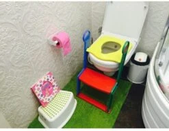 Motek® - WC Verkleiner - Wc Verkleiner Met Trapje - Toiletverkleiner - Toilettrainer - Wc Verkleiner Opvouwbaar - 2 Tot 7 Jaar - Trainer Met Opstapje -Aanbiedingen BIBS Winkel 1200x927