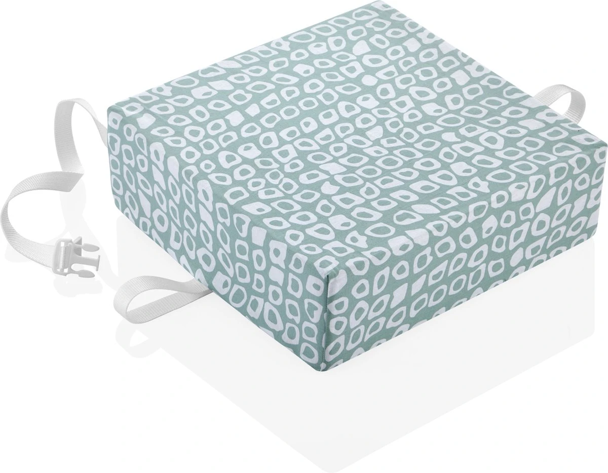 Stoelverhoger Babyjem Booster EasyClean Square Green 2 Stoelverhoger Babyjem Booster EasyClean Square Green - Afbeelding 2