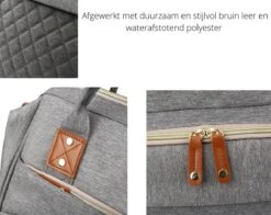 Humpy Dumpy Stijlvolle Luiertas Rugzak (Zwart) Met Uitschuifbaar Verschoon/ Slaap Bedje. Incl. Verschoon Matje, USB Poort & Buggy Straps -Aanbiedingen BIBS Winkel 1200x950 5