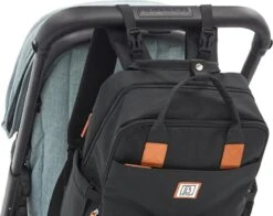 Brisby Slijtvaste Luiertas – Verzorgingstas – Met Buggymontage - Zwart -Aanbiedingen BIBS Winkel 1200x953 1