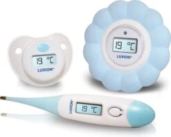 Luvion - 3 In 1 Baby Thermometer Set - Koortsthermometer - Bad / Water Thermometer - Speen Thermometer