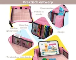 Premium Reistafel Voor Kinderen - Inclusief Tablethouder + Gratis Draagtas En Potloden - Auto Organizer - Playtray - Opvouwbaar - Speeltafel Auto - Tekentafel Auto - Roze 9 Premium Reistafel Voor Kinderen - Inclusief Tablethouder + Gratis Draagtas En Potloden - Auto Organizer - Playtray - Opvouwbaar - Speeltafel Auto - Tekentafel Auto - Roze -Aanbiedingen BIBS Winkel 1200x960 13
