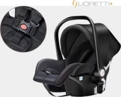 Merkloos Lioretti® Luxe Baby Buggy 3 In 1 | Baby Wagen | Kinderwagen Met Stoel En Wieg | Inklapbaar | Hoge Kwaliteit | Combi | Zwart -Aanbiedingen BIBS Winkel 1200x960 16