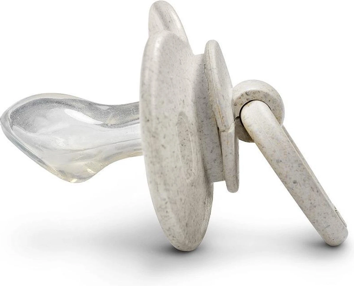 Elodie Bamboe Fopspeen - Fopspeen - 3 Md + - Silicone Speen - Lily White 2 Elodie Bamboe Fopspeen - Fopspeen - 3 Md + - Silicone Speen - Lily White - Afbeelding 2