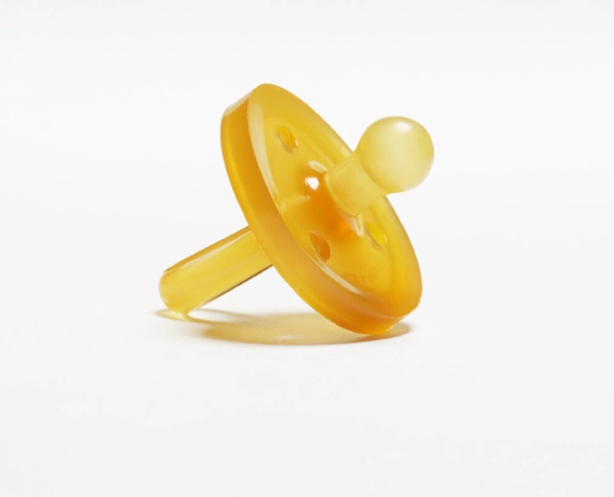 Natursutten Rubberen Fopspeen - 0-6 Maanden - Rond Schild - Kers Tuit 1 Natursutten Rubberen Fopspeen - 0-6 Maanden - Rond Schild - Kers Tuit