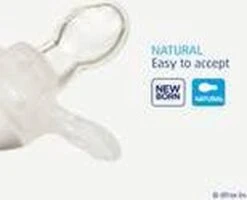 Fopspeen Difrax Newborn Natural Pure | Ice Blauw -Aanbiedingen BIBS Winkel 1200x974 4