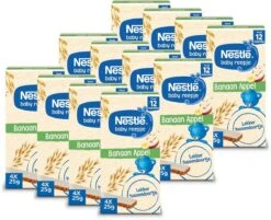 Nestlé Fruitreepje Banaan Appel - Baby Koekjes - Vanaf 12 Maanden - 10 Stuks - Totaal 40 Porties