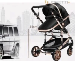 Merkloos Lioretti® Luxe Baby Buggy 3 In 1 | Baby Wagen | Kinderwagen Met Stoel En Wieg | Inklapbaar | Hoge Kwaliteit | Combi | Zwart -Aanbiedingen BIBS Winkel 1200x976 7