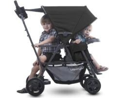 Joovy Caboose Too Ultralight Dubbele Buggy - Zwart - Duo Buggy - Lichtgewicht -Aanbiedingen BIBS Winkel 1200x977 6