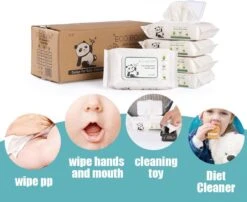 ECOBOOM Bamboo Eco Billendoekjes 9 Pakken (540stks) - 99,5 % Water - Bambo Luierdoekjes - Eco Huiddoekjes - 100 % Afbreekbaar - Bamboe Gezichtdoekjes -Aanbiedingen BIBS Winkel 1200x980