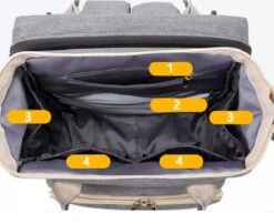 Luier- En Verzorgingstas - Luiertassen - Baby Rug Tas Met Isoleervak - Incl Flessen Verwarmer - Luiertas - Unisex/Jongens/Meisjes - Grijs - Luier Tas - Verzorgingstas Baby - Uitschuifbaar Verschoon/ Slaap Bedje - Incl Matrasje Baby - USB Poort 14 Luier- En Verzorgingstas - Luiertassen - Baby Rug Tas Met Isoleervak - Incl Flessen Verwarmer - Luiertas - Unisex/Jongens/Meisjes - Grijs - Luier Tas - Verzorgingstas Baby - Uitschuifbaar Verschoon/ Slaap Bedje - Incl Matrasje Baby - USB Poort -Aanbiedingen BIBS Winkel 1200x981 6