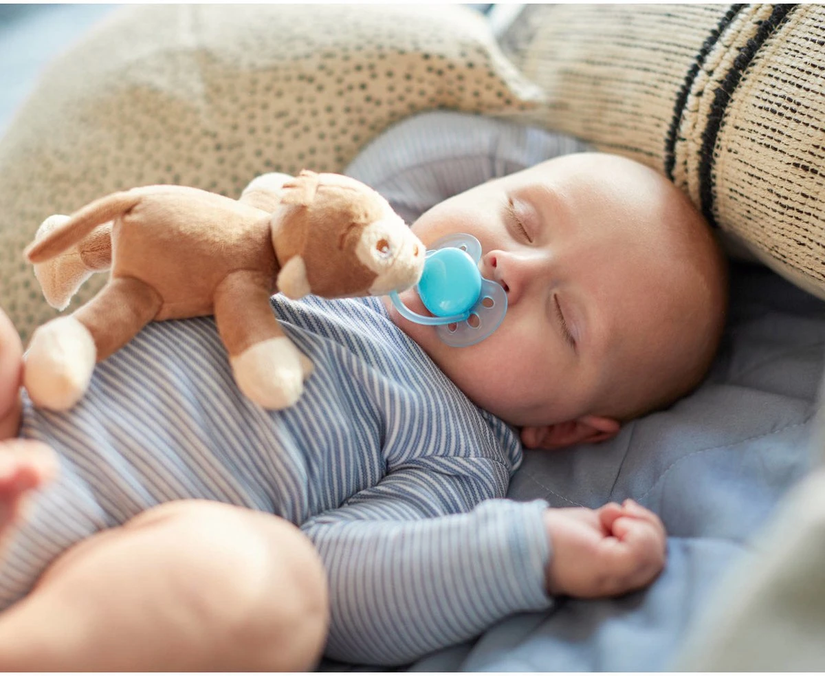 Philips Avent Snuggle Knuffelspeen - 0-6 Maanden - Aapje 6 Philips Avent Snuggle Knuffelspeen - 0-6 Maanden - Aapje - Afbeelding 6