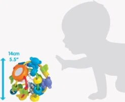 Playgro Speel En Leerbal - Grijp- En Bijtspeelgoed - Klikklak Geluiden - Spiegeltje - Kralen - Cilinder Met Rattelende Ballen -Aanbiedingen BIBS Winkel 1200x983 5