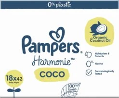 Pampers® Pampers - Harmonie Coco - Billendoekjes - 1512 Doekjes - 36 X 42 -Aanbiedingen BIBS Winkel 1200x990