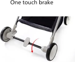 WOOSH New Buggy - Antraciet - One Hand Folding - 3 Slaapstanden - Wandelwagen Tot 25 Kg - Gratis Extra's -Aanbiedingen BIBS Winkel 1200x990 9