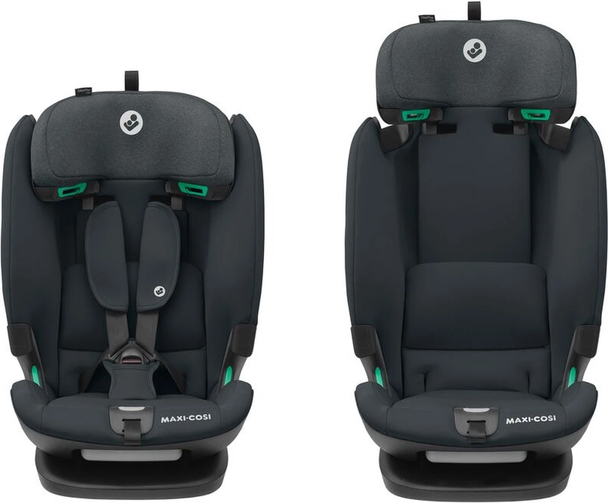 Maxi-Cosi Titan Plus I-Size Autostoeltje - Authentic Graphite - Vanaf Ca. 15 Maanden Tot 12 Jaar 8 Maxi-Cosi Titan Plus I-Size Autostoeltje - Authentic Graphite - Vanaf Ca. 15 Maanden Tot 12 Jaar - Afbeelding 8
