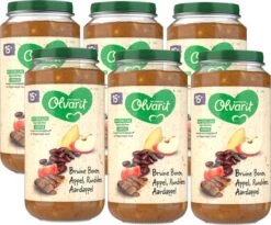 Olvarit 15m06 Bruine Bonen Appel Rundvlees Aardappel 6x250g -Aanbiedingen BIBS Winkel 1200x994 18