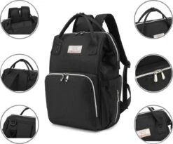 Massi Miliano Luiertas Unisex Zwart (M-22003-6) -Aanbiedingen BIBS Winkel 1200x994 9