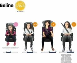 Nania - Autostoel BELINE Animals - Groep 1/2/3 - Meegroeistoel - Van 9 Tot 36 Kg - FLAMINGO -Aanbiedingen BIBS Winkel 1200x995 7