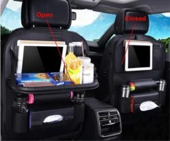 Merkloos Autostoel Organizer - Met Uitklapbare Laptophouder - Auto Organizer Met Tablet Houder - Auto Ipadhouder Voor Kinderen - Auto Organizer Met Uitklapbaar Tafel - Tray - Fleshouder - Tissuehouder - Car Organizer - Car Seat Organizer - Luxe Mat Zwart -Aanbiedingen BIBS Winkel 1200x997 5