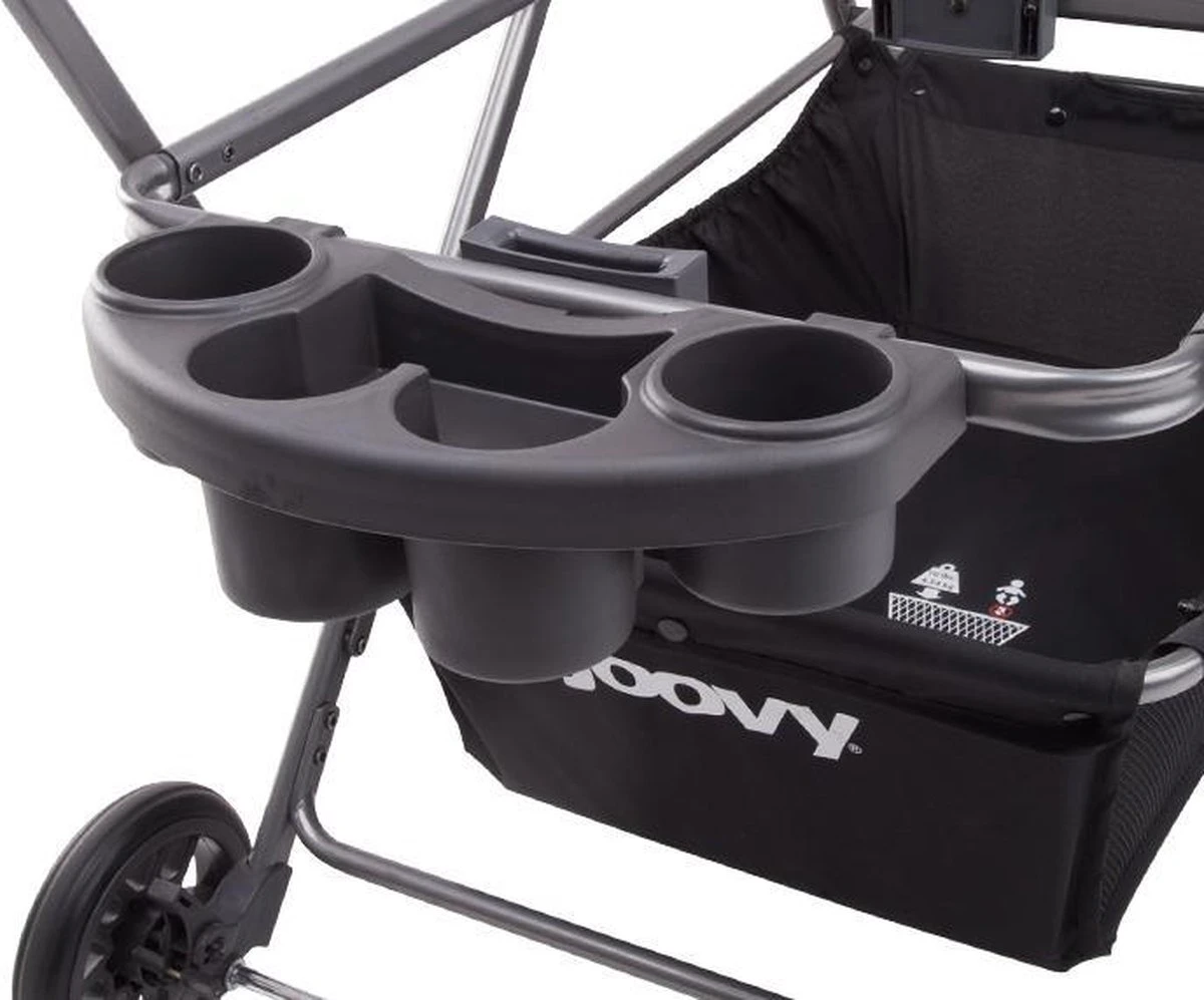 Joovy Twin Roo Kinderwagen + Maxi Cosi Adapter 7 Joovy Twin Roo Kinderwagen + Maxi Cosi Adapter - Afbeelding 7