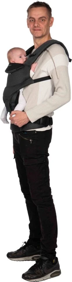 Dooky Ergonomische Draagzak Urban Comfort Grey Sapphire -Aanbiedingen BIBS Winkel 309x1200 1