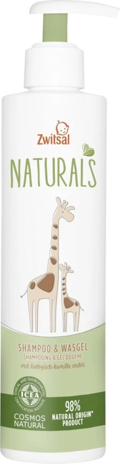 Zwitsal Naturals Shampoo&Wasgel 250ml -Aanbiedingen BIBS Winkel 310x1200