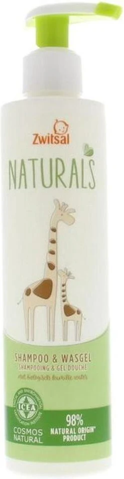 Zwitsal Naturals Shampoo&Wasgel 250ml -Aanbiedingen BIBS Winkel 311x1200 1