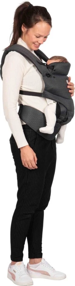 Dooky Ergonomische Draagzak Urban Comfort Grey Sapphire -Aanbiedingen BIBS Winkel 314x1200