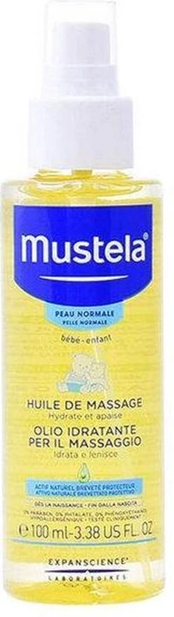 Mustela - Normal Skin Massage Oil Spray - -Aanbiedingen BIBS Winkel 340x1200