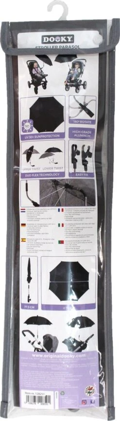 Dooky Parasol Kinderwagen Grijs Gemêleerd -Aanbiedingen BIBS Winkel 342x1200 1