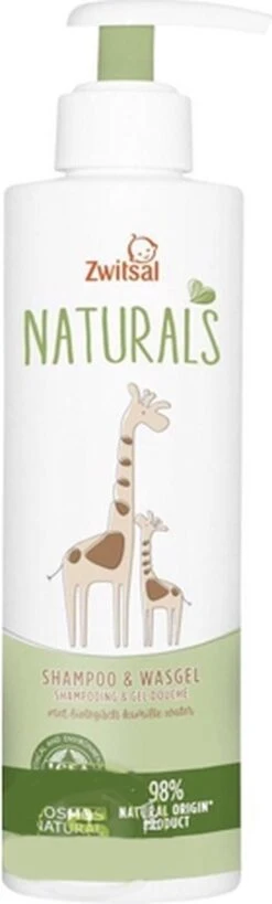 Zwitsal Naturals Shampoo&Wasgel 250ml -Aanbiedingen BIBS Winkel 362x1200