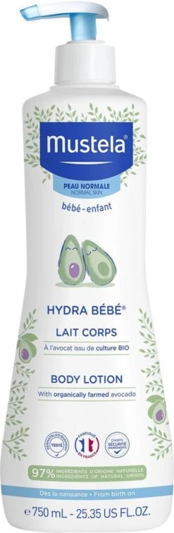 Mustela Hydra Bébé Lichaamsmelk - 750ml -Aanbiedingen BIBS Winkel 392x1200 2