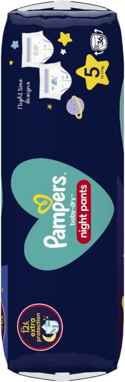 Pampers® Pampers - Night Pants - Maat 5 - Small Pack - 36 Luierbroekjes 17 Pampers® Pampers - Night Pants - Maat 5 - Small Pack - 36 Luierbroekjes -Aanbiedingen BIBS Winkel 394x1200 1