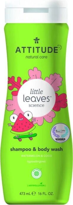 Attitude Little Leaves 2-in-1 Shampoo Watermeloen & Kokos -Aanbiedingen BIBS Winkel 431x1200 1