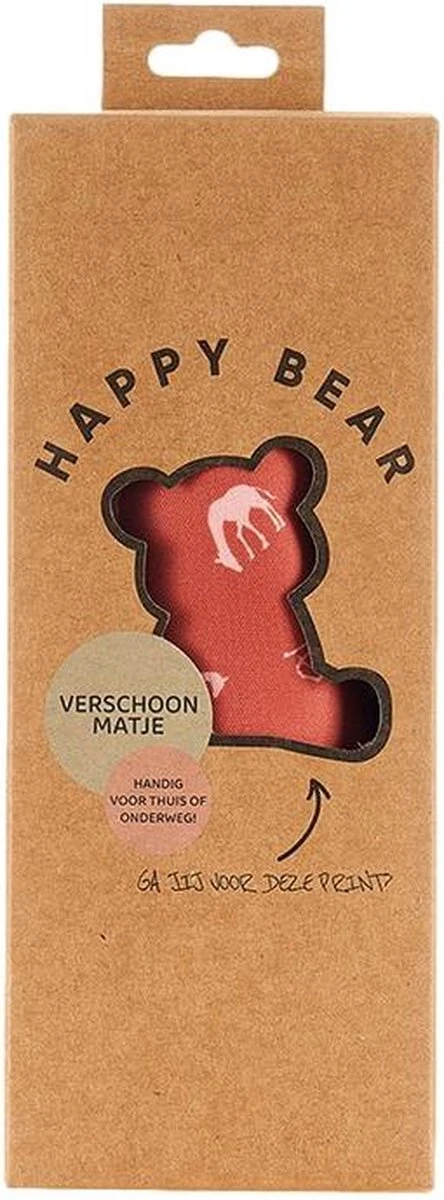 HappyBear | Verschoonmatje - Savanna | 50cm X 70cm | Handig Voor Onderweg | Compact En Licht Van Gewicht | Waterdichte Toplaag 2 HappyBear | Verschoonmatje - Savanna | 50cm X 70cm | Handig Voor Onderweg | Compact En Licht Van Gewicht | Waterdichte Toplaag - Afbeelding 2